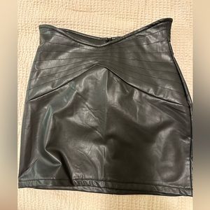 Forever 21 vegan leather skirt